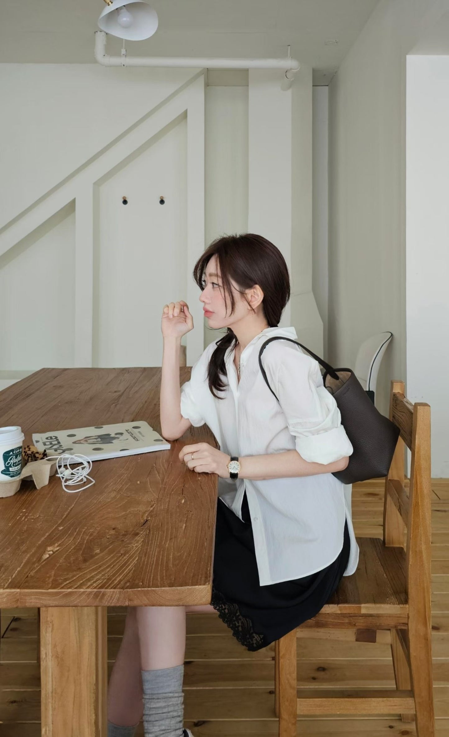 ♡Oni家♡帕斯蒂爾色調休閒襯衫 (C260303)
