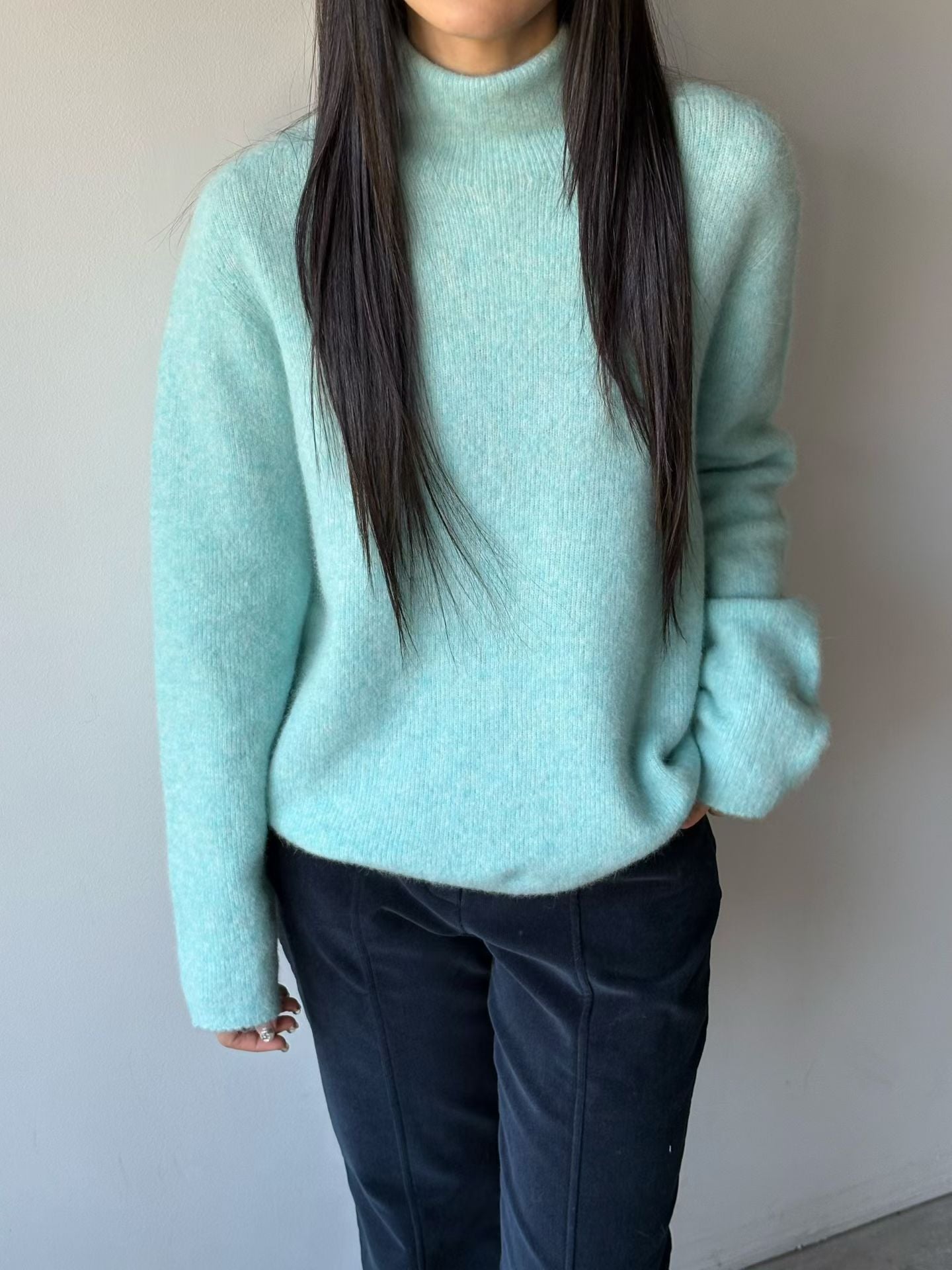 ♡ 空氣絨暖感立領毛衣♡ (C251278)