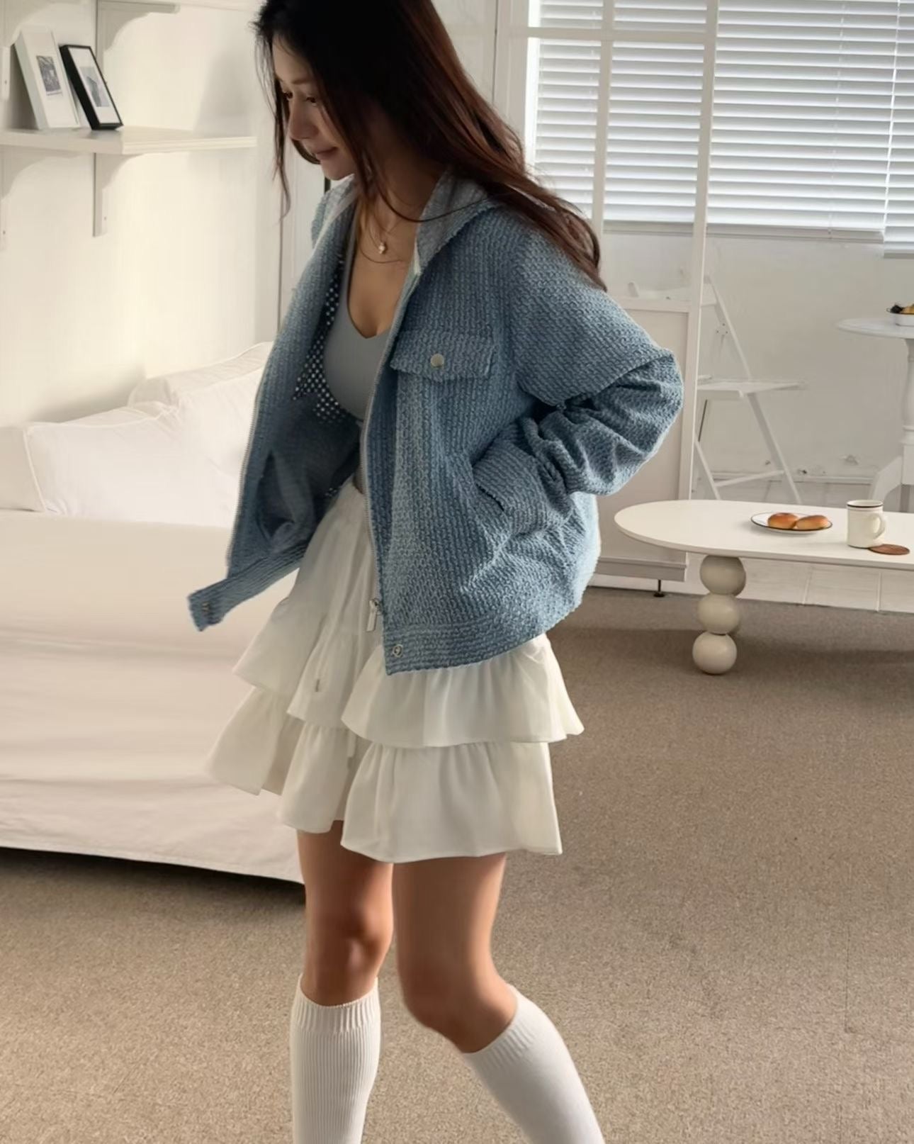 ♡小香感立體紋理外套♡ (C260314)