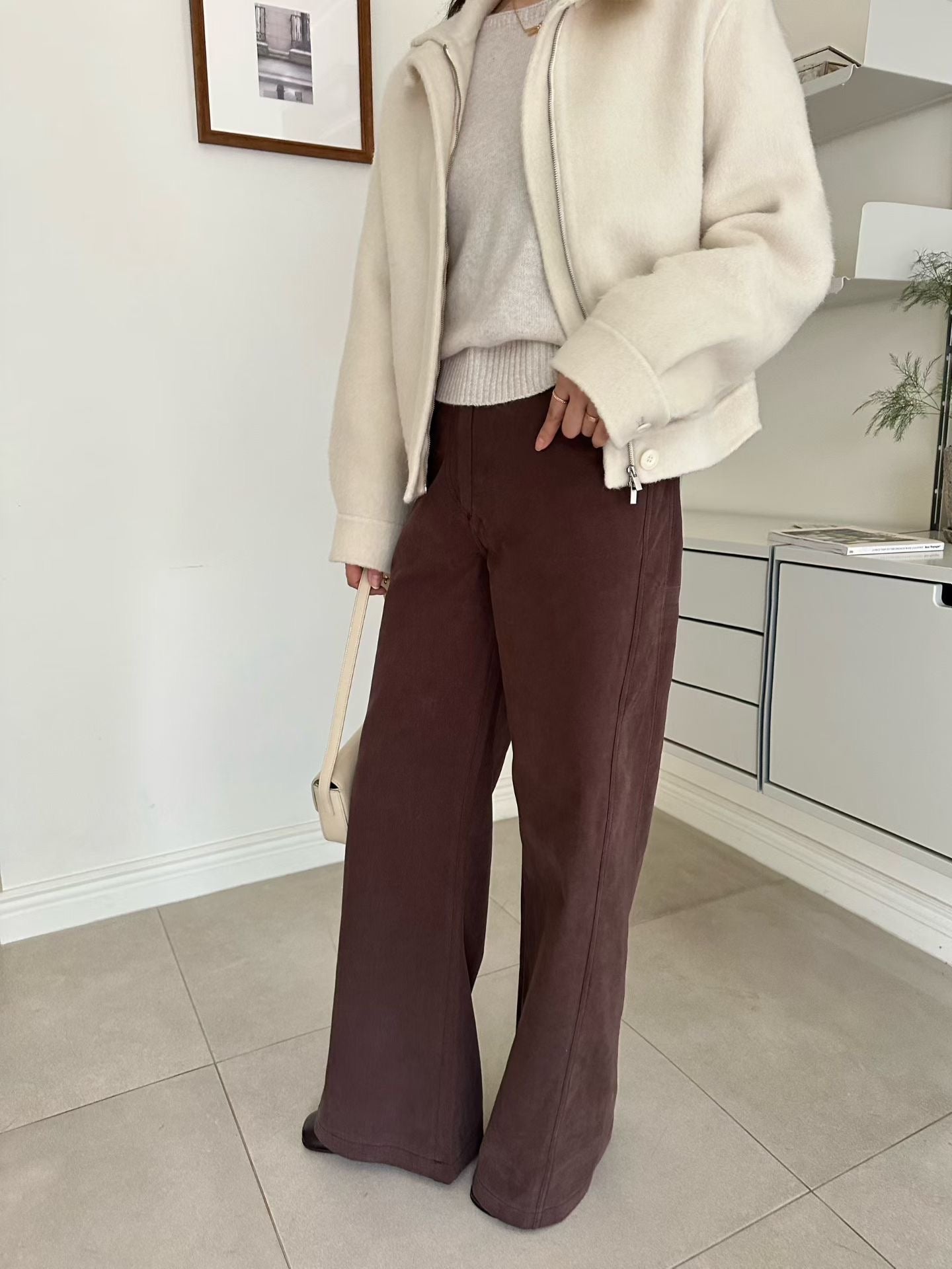 ♡黃金比例丹寧寬褲♡ (C251119)