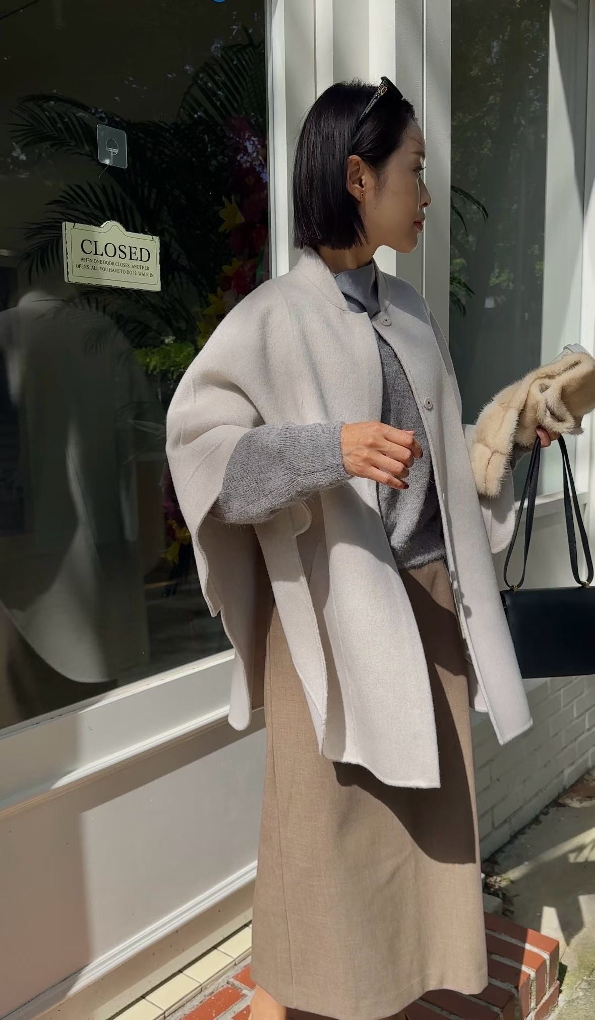 ♡奢華高級『手工』披風外套♡ (C251010)