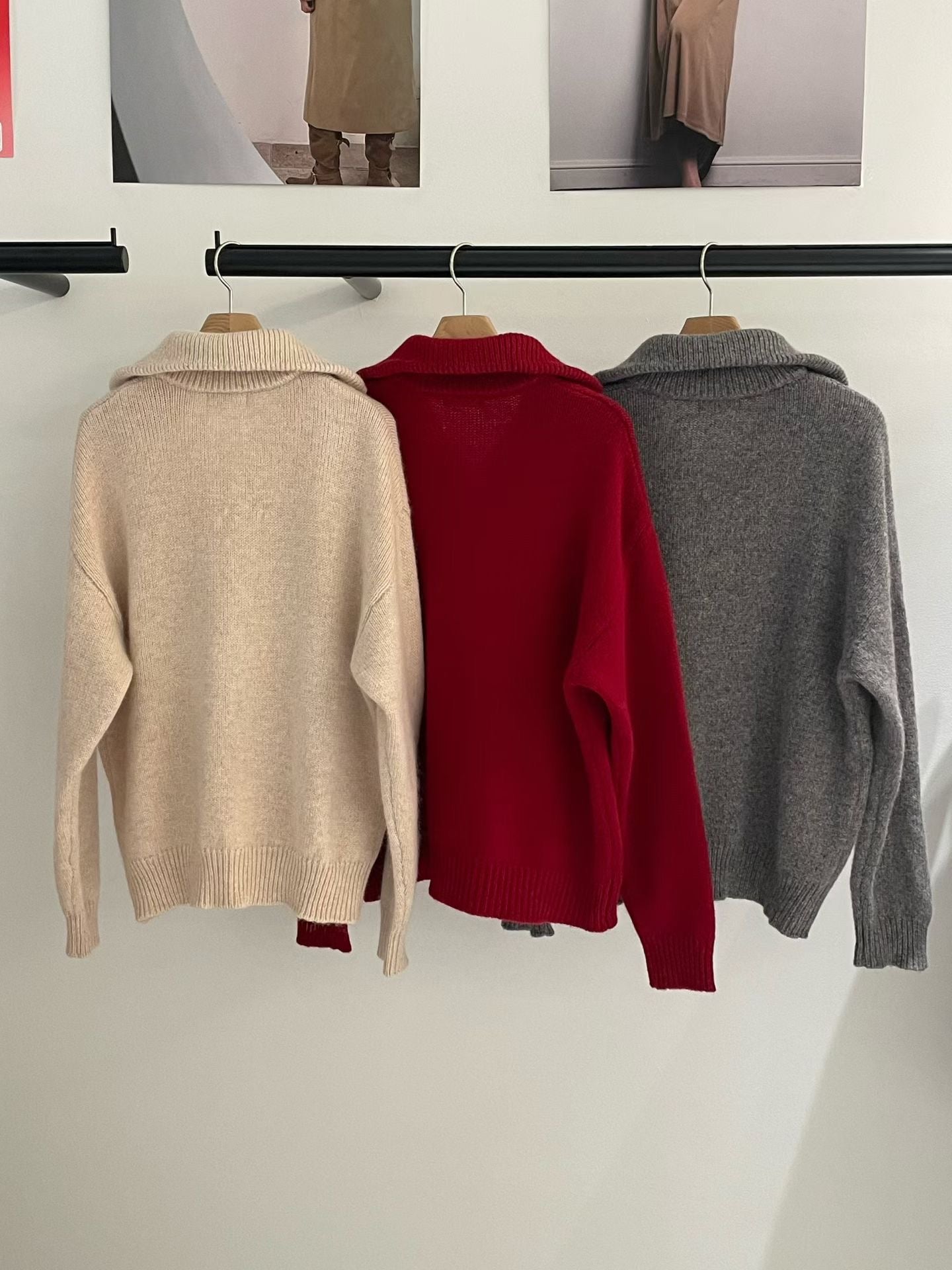 ♡休閒暖感立領半拉鍊衫♡ (C251223)