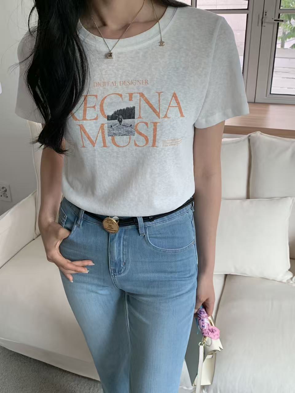 ♡輕薄簡約設計感照片T ♡ (C260611)