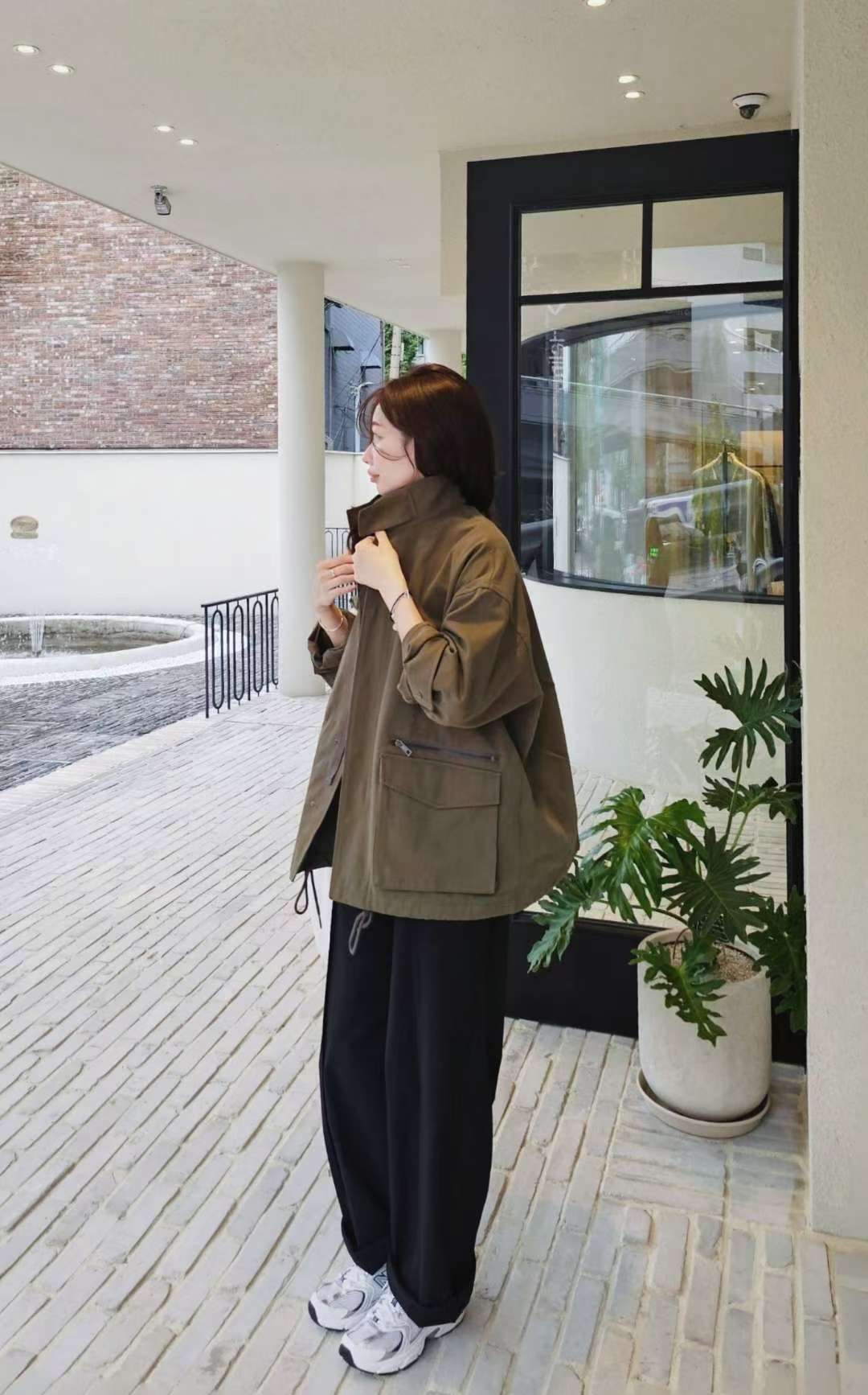 ♡Oni家♡簡單俐落的工裝夾克外套 (C251051)