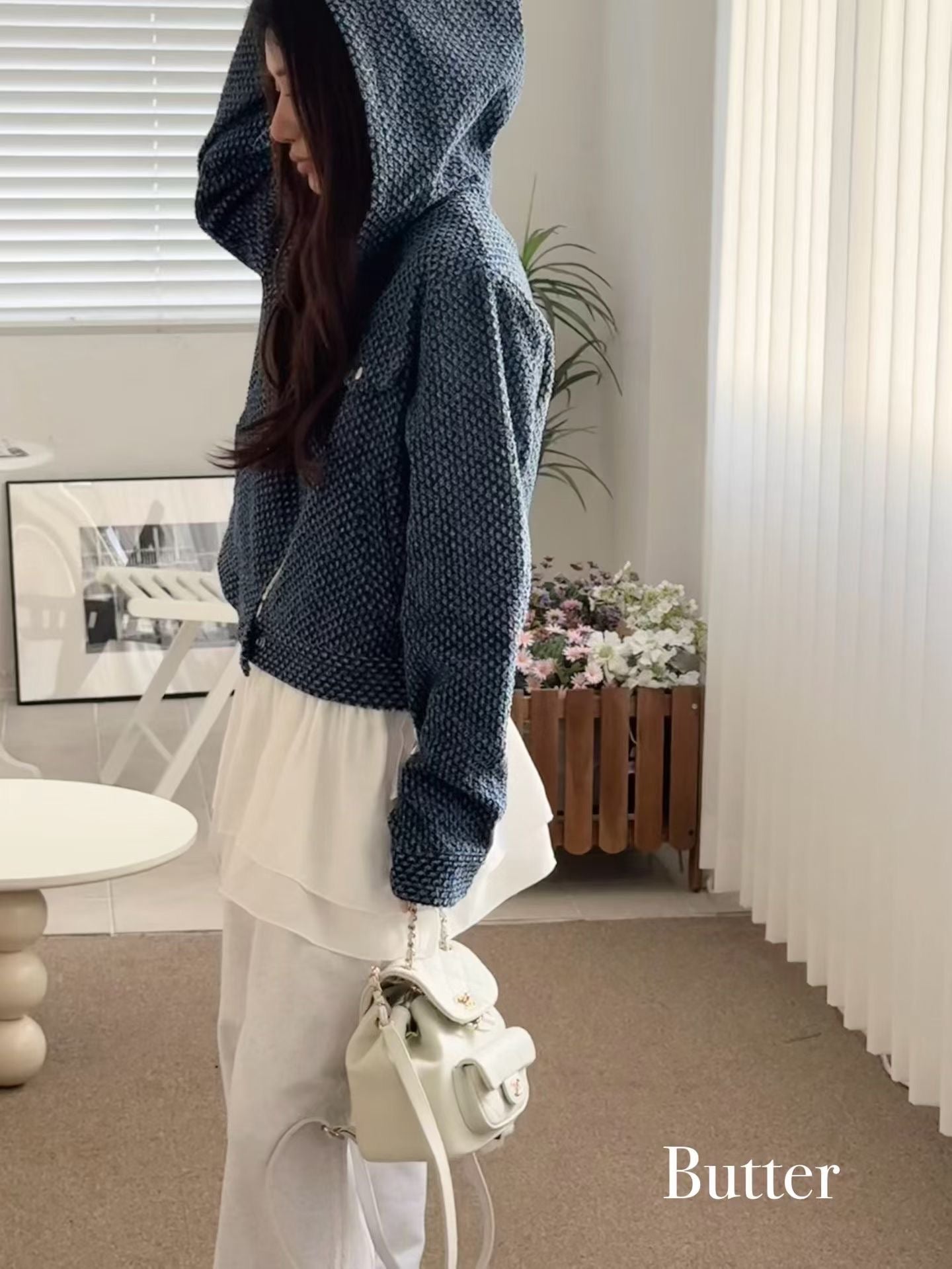 ♡小香感立體紋理外套♡ (C260314)