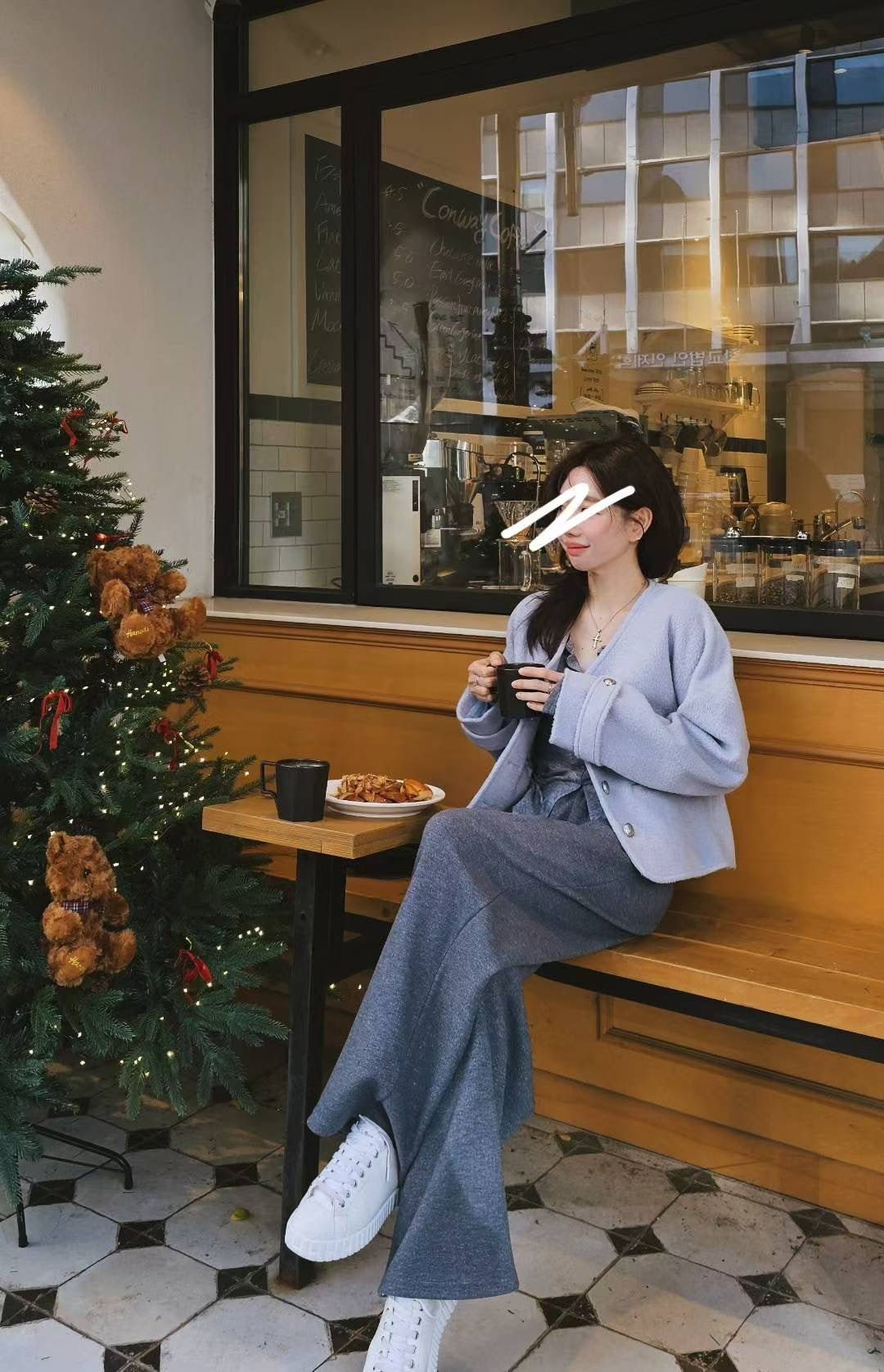 ♡Oni家♡經典混羊毛短外套 (C251207)