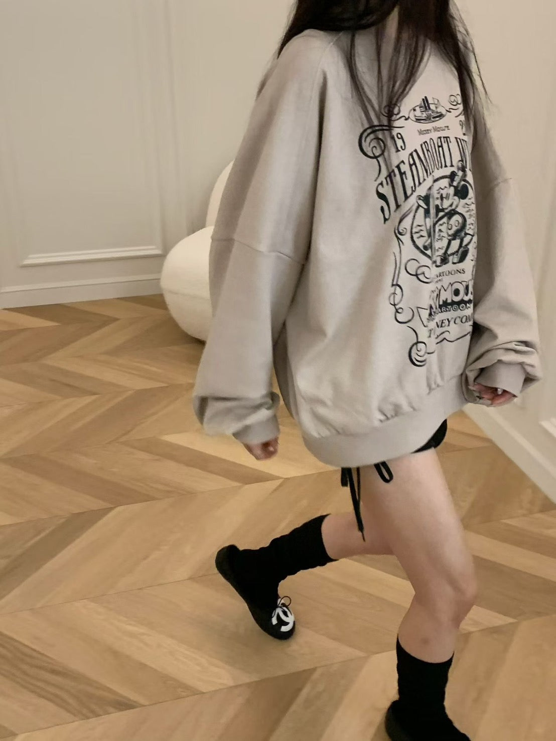 ♡經典不敗米奇慵懶寬鬆感衛衣♡ (C260461)