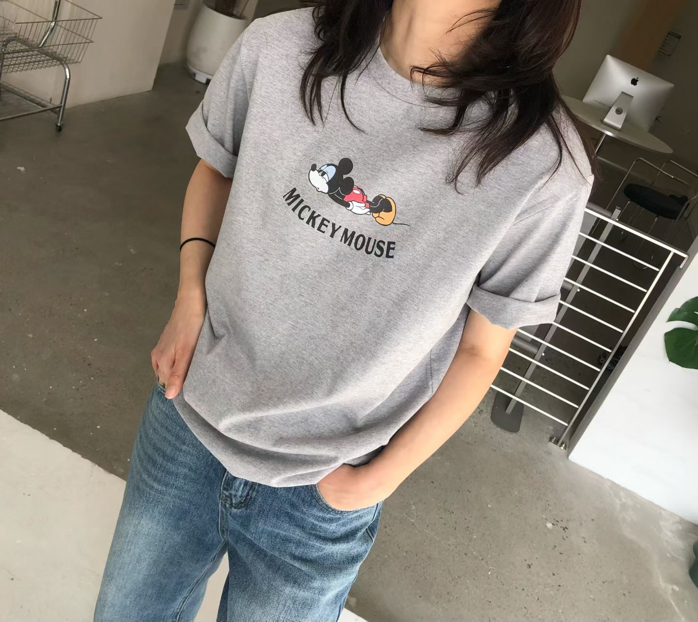 ♡正版授權可愛米奇棉T♡ (C260524)