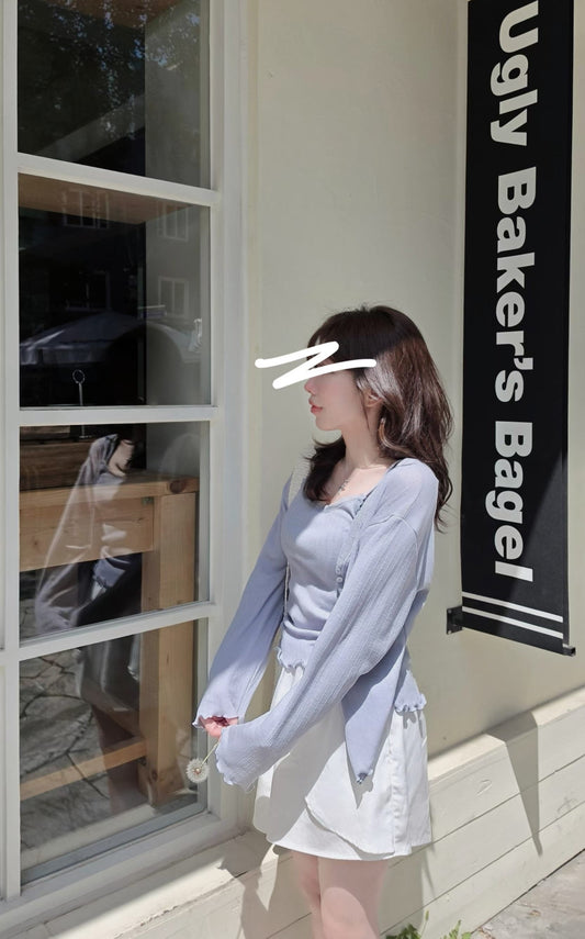 ♡Oni家♡韓妞夏日細肩帶兩件套  (C260607)