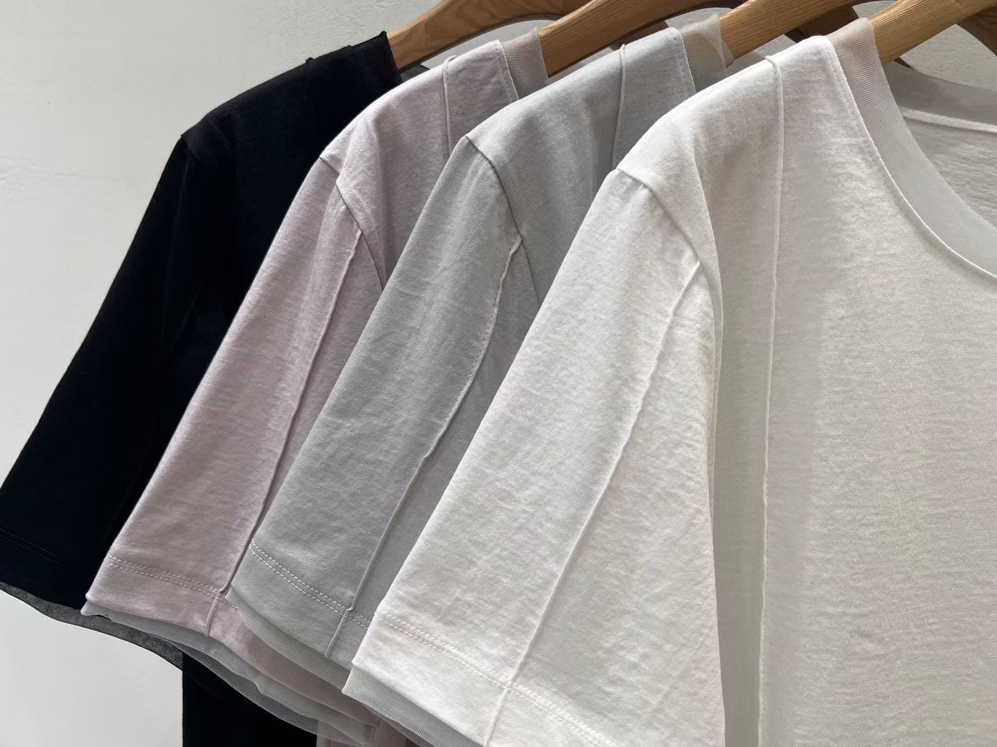 ♡氣質百搭柔滑質感棉T♡ (C260324)