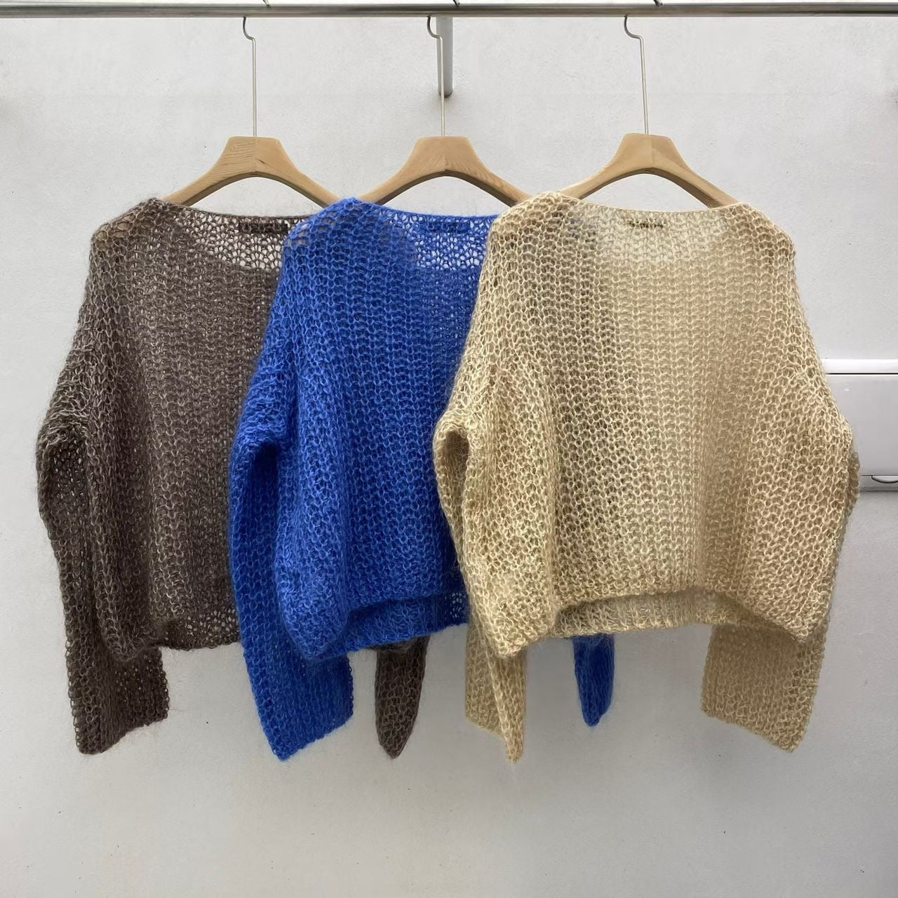 ♡空氣蓬鬆手編感針織上衣♡ (C251218)