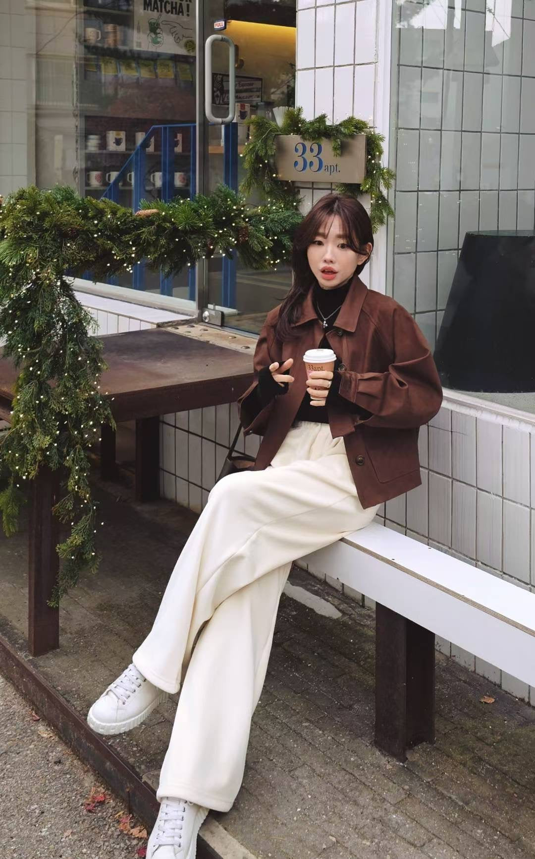 ♡Oni家♡休閒長腿加絨燈芯絨褲 (C251261)