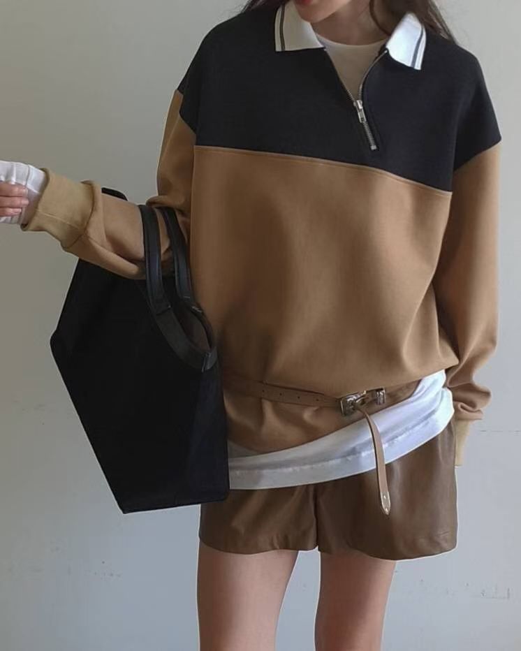 ♡都會運動風撞色上衣上衣♡ (C251140)