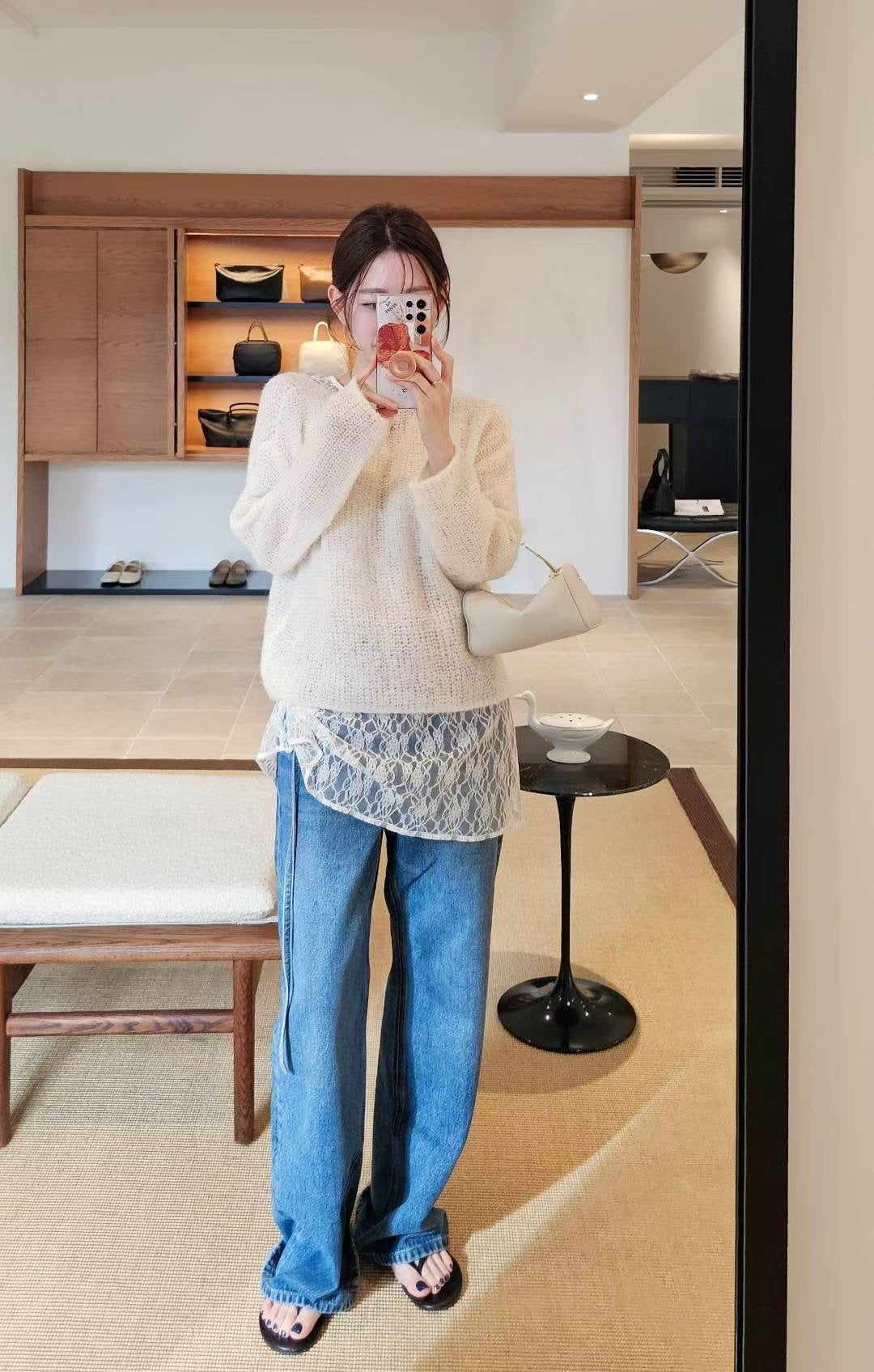 ♡Oni家♡溫柔到心坎的羊駝毛毛衣 (C251101)