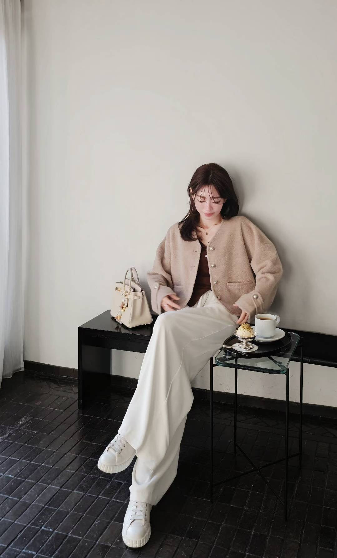 ♡Oni家♡經典混羊毛短外套 (C251207)