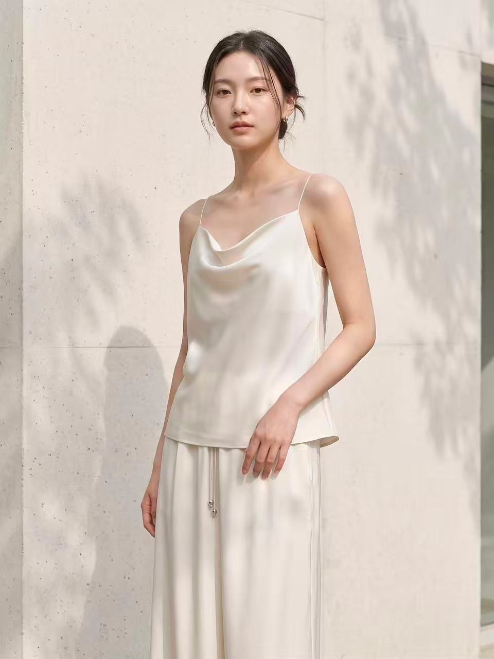 ♡女神光澤垂墜長裙♡ (C260627)