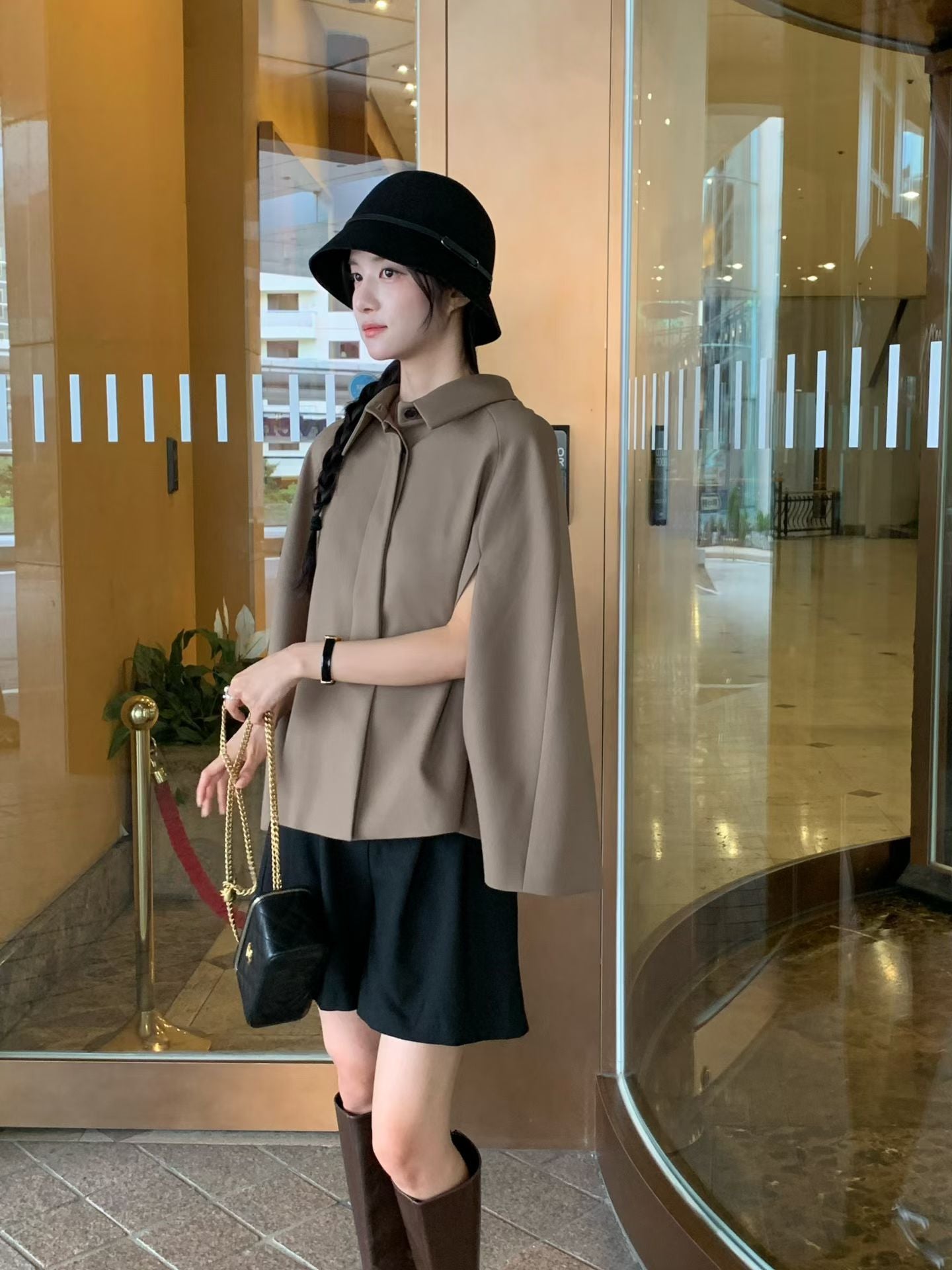 ♡都會挺版斗篷西裝外套♡ (C251035)