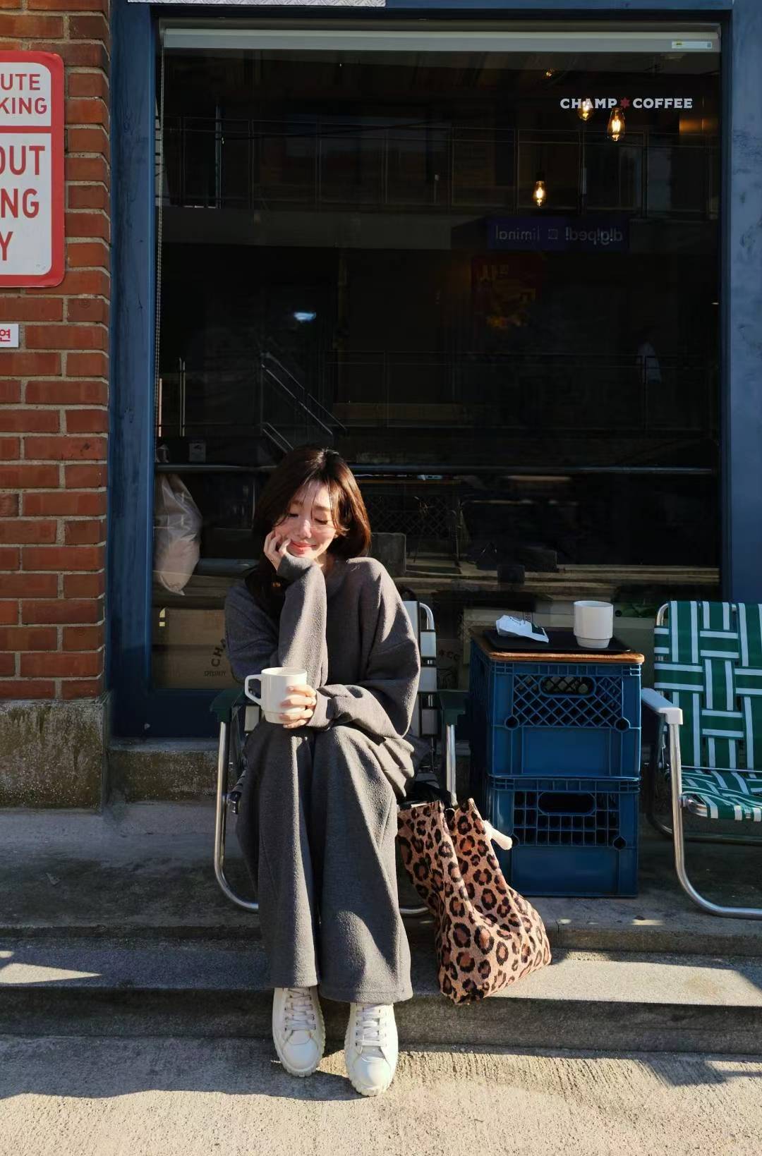 ♡Oni家♡磨毛休閒鬆弛感衛衣上衣 (C251201)