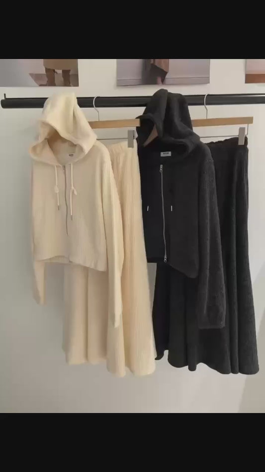 ♡優雅華夫格魚尾長裙♡ (C251112)